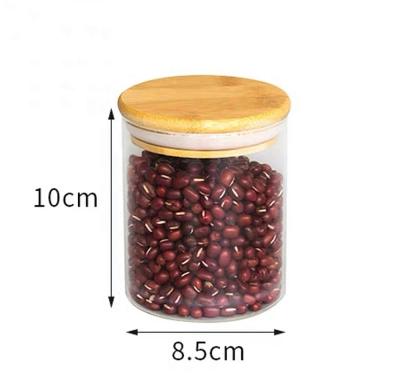 China New arrival vintage high borosilicate air tight storage jar spice candy glass jar for sale for sale