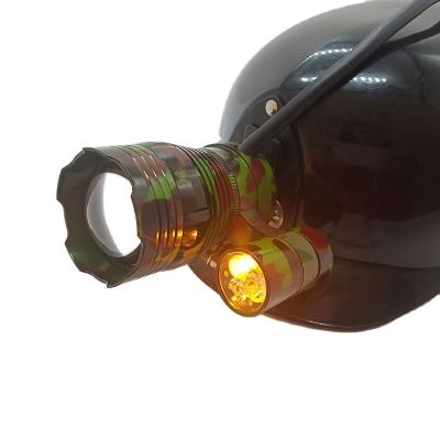 China Zoomable Lens Camouflage Coypu Hog Waterproof Led Coyote Hunting Head Lamp Super Bright Rechargeable Hunting Light Lamp Headlamp For Hat en venta