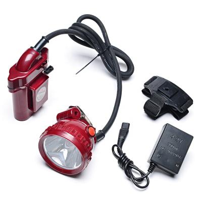 China Explosion Prevention 8W Rechargeable Led Mine Headlight Rechargeable Mining Light With MA Cable Mine Lamp Miners Cap Lamp Safety OEM en venta