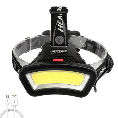 China Camping Soft Lamp LED Headsamp With Super Bright COB Headlight 4