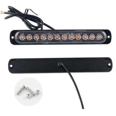 China 12V-24V Car/Motorcycle/Truck/Truck Ultra-thin Side Flash Light Truck 12LED Signal Light Warning Light for sale