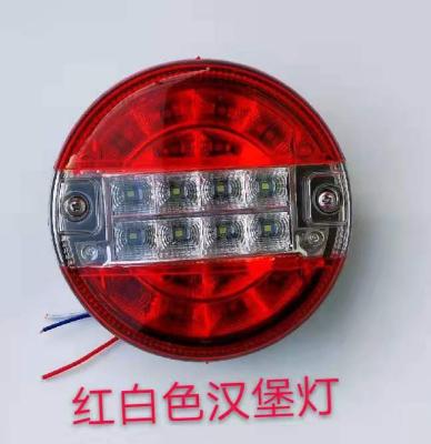 China Multifunctional PC Stop Turn Signal Rear Lamp 24V LED Tail Light For Truck Trailer for sale