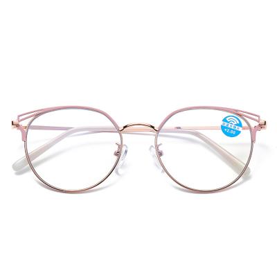 China Wholesale Slim Prescription Clot Reading Glasses Thin Magnifying Blue Light Anti Blocking Filter 1.5 2.0 3.0 Women Reading Glasses for sale