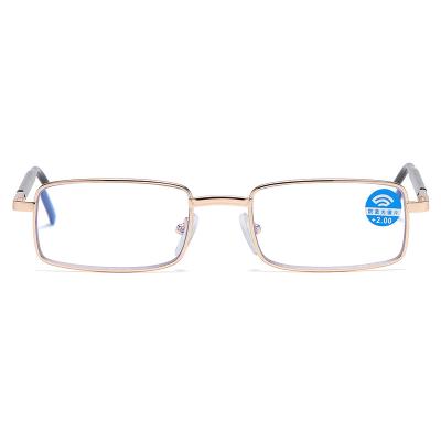 China The framework is flexible. Latest Light Weight Reading Glasses Fashion Contract Anti-Blue-Ray New Pattern China Multifocal Glass Single Lenses for sale