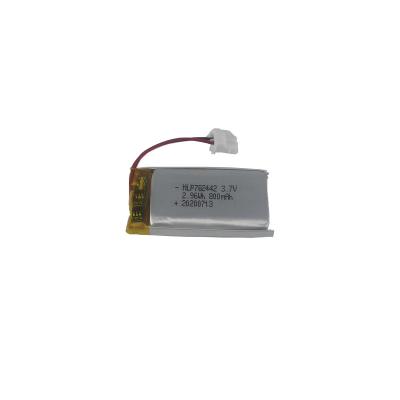 China Toys customized 782442 800mAh 3.7V lithium polymer battery for mp4 polymer rechargeable Li Polymer Battery for sale