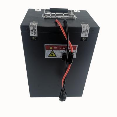 China Mica Customized 60V 50ah Li Ion Lithium Iron Phosphate LiFePO4 CE/UN38.3 Approved 220*166*312mm Forklift /Golf Car Battery Pack for sale