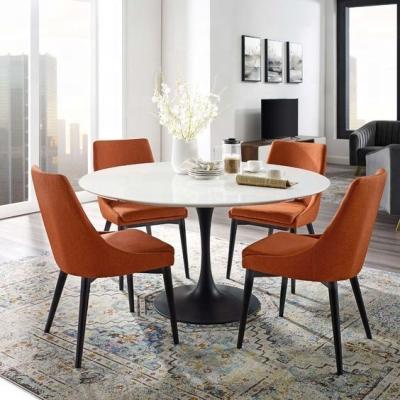 China Luxury Modern Nordic Marble Western Simple Leisure Table Shop Restaurant Cafe Dining Table and Chair Dining Table Chair for sale