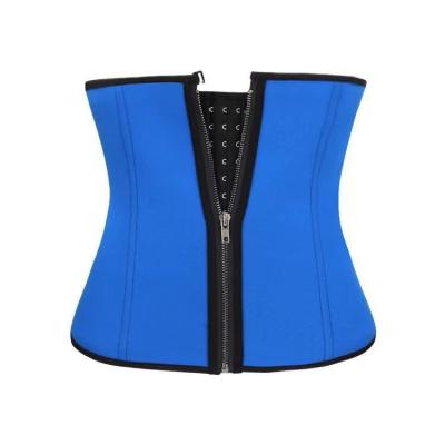 China Hot sale women body slimming shapewear tummy control neoprene weight loss belly sauna sweat waist trainer with zipper and hook C-3832 for sale