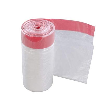 China China Factory Cheapest Clear Disposable Drawstring Bag Plastic Waste Bin Liners for sale