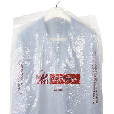 China Disposable High Quality Custom Printed Plastic Rolling Garment Bags for sale