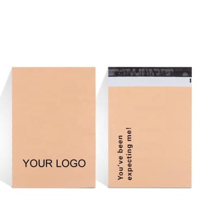 China Recyclable Strong Adhesive Clothing Packaging Custom Logo Plastic Shipping Bags for sale