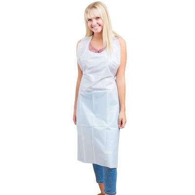 China Customized Recyclable Protective Waterproof Poly Kitchen Aprons Disposable Plastic Apron for sale