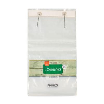 China Custom Food Grade Recyclable Logo Printing Plastic Wicket Tomato Bags Automatic Packaging for sale