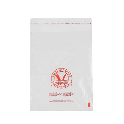 China Disposable Food Grade BOPP Bread Bag with Logo Custom Resealable Bread Bags for sale