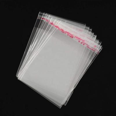 China Disposable Customizable Clear Self Adhesive PP Bag Resealable Polypropylene Bags for sale