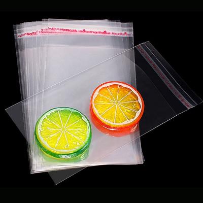 China Disposable Custom Transparent Self Seal Food Grade BOPP Resealable Bags for sale