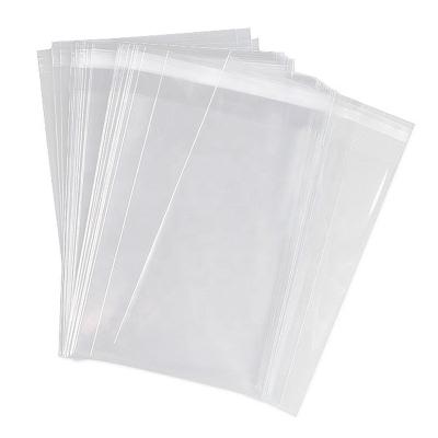 China Customized Transparent Resealable Self Adhesive Disposable Food Grade BOPP Bags for sale