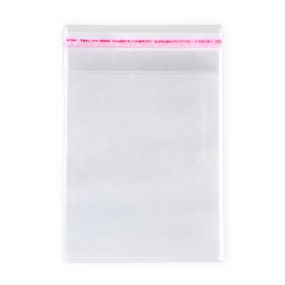 China Wholesale BOPP Disposable Resealable Clothes Bags Cello Clear Cellophane Self Adhesive Bags for sale