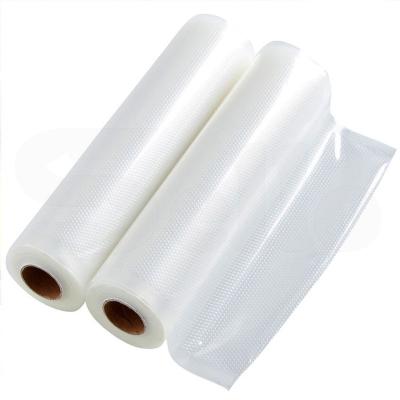 China BIODEGRADABLE Wholesale Texture Vacuum Bags 100% Food Grade Frozen Food Vacuum Food Rolls for sale