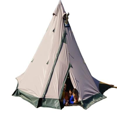 China Good Quality 4 People Various Type Waterproof Outdoor Luxury Indian Family Camping Extended Tent for sale