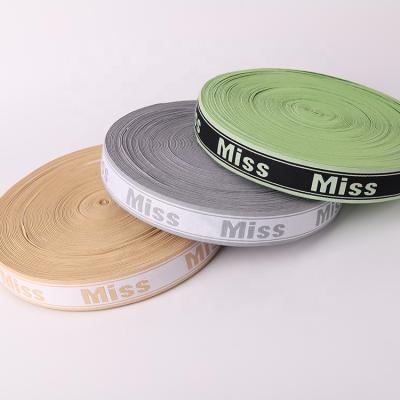 China Elastic Fashion Customized Printed Jacquard Elastic Band Underwear Elastic Ribbon for sale