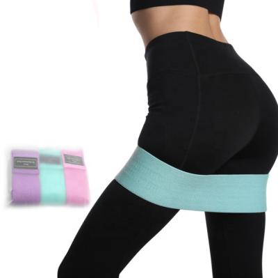 China Beautiful ABS Yoga Tension Band Fitness Elastic Band Squat Belt Buttocks Elastic Band for sale