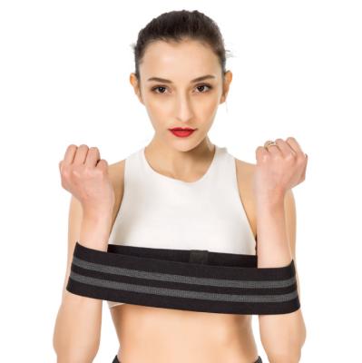 China OEM ODM Fabric Resistance Booty Band Cloth Polyester + Latex Yarn Fitness Exercise Workout Loop Yoga Resistance Bands for sale