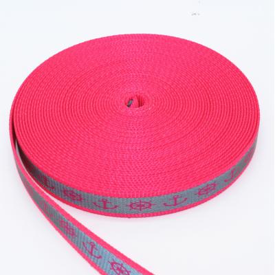 China High Tenacity High Tenacity Durable Soft Texture Webbing Custom Color Printed For Belt And Bag Apparel for sale