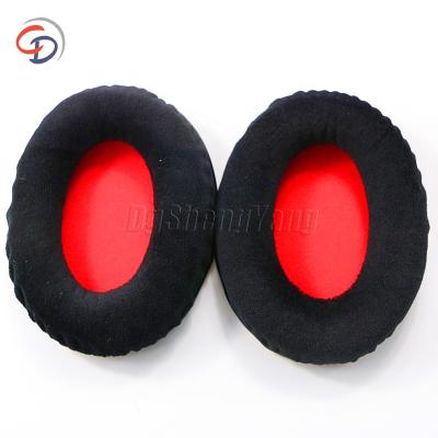 China High Quality Durable In-Ear Velvet Earphone Foam Earpad Gaming Headphone Ear Cushion Pads For KHX-HSCC-BK-FR KHX-HSCC-BK-FR for sale