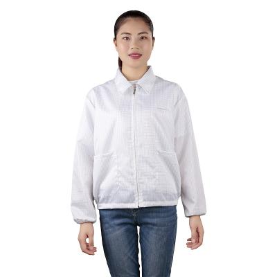 China Breathable China Factory Customized Cleanroom Jacket And Pants ESD Suit With Hood Anti-Static Clothes Suit With Hood for sale