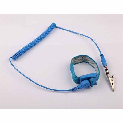 China Maxsharer Anti-Static Supplier Selling Anti-Static Cloth Band ESD Wrist Strap With Grounding Rope for sale