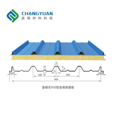 China interior Wall Insulation Sandwich Panels Soundproof  Pu Sandwich Panel for sale