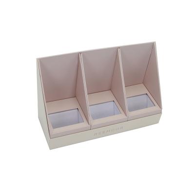 China Recycled Paper Materials Cardboard Rigid Countertop Pdq Cardboard Counter Display Box for sale