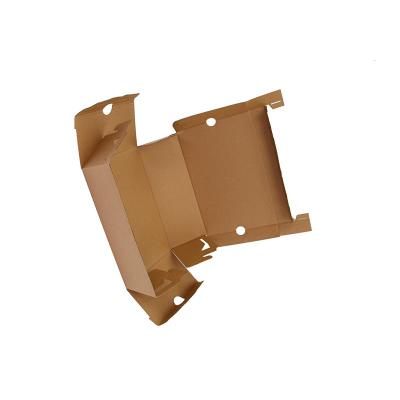 China Recycled Materials Custom Matte Kraft Paper Corrugated Box Shoes Packaging Mailing Mailer Box for sale