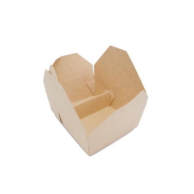 China Recycled Materials Food Class Take Out Paper Cake Boxes Paper With Custom Logo for sale