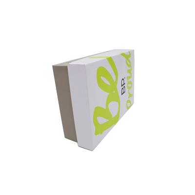 China Recycled Materials Gift Packaging Shoes Clothing Box Cardboard Packaging Gift Two Piece Lid And Raw Paper Box for sale