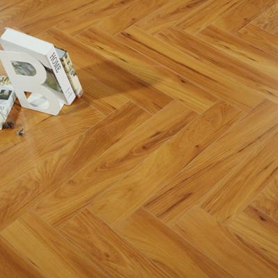 China Moisture Resistance HDF Herringbone Flooring Laminate 12mm Modern Click Matt More Than 5 Years Total Solution For Projects Return And Replacement JLG for sale