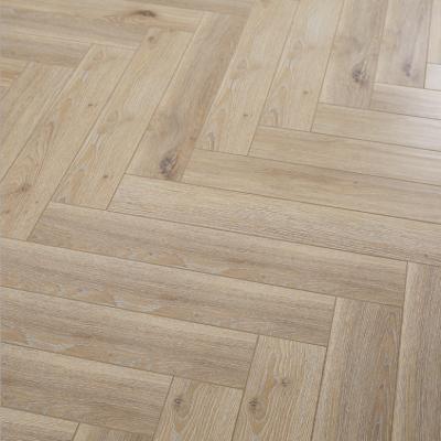 China Moisture Resistance Latest Design High Quality Parquet Herringbone Laminate Flooring 12mm for sale