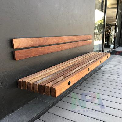 China NPA 2021 Outdoor Waterproof Modern Outdoor Wooden Planter Bench Bench Furniture Deck Bench Set for sale