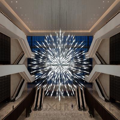 China 2021 Modern Luxury Chandelier Decorative Hotel And Villa Chandelier Art Deco Crystal Light for sale