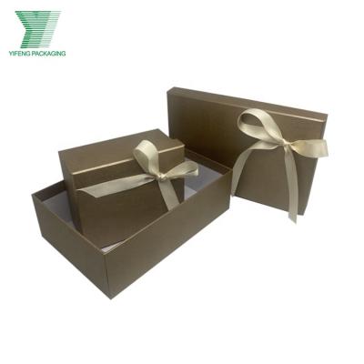 China New Design Recyclable Customize Logo Printed Cardboard Paper Luxury Gift Kids Toys Packaging Box With Ribbon for sale