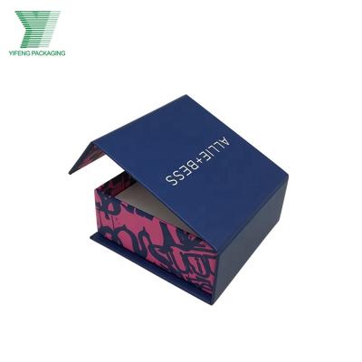 China Recyclable Custom Luxury Square Matte Invitation Card Cardboard Package Box With Custom Logo for sale