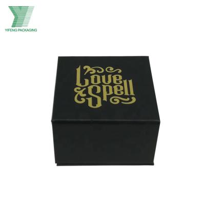 China Recyclable Luxury Custom Folding Gift Box Magnetic Lock Black Box With Magnet Lid for sale