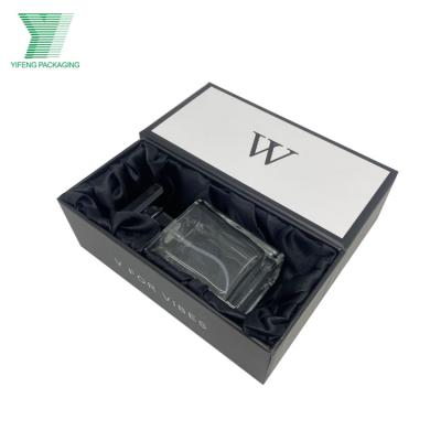 China Recycled Materials Wholesale Luxury Cosmetic Hard Paper Bottle Cosmetic Box Empty Rigid Perfume Gift Packaging Boxes for sale