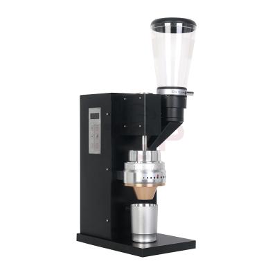 China Low Noise Automatic Coffee Grinder 230g Hopper Capacity Anti-skipping Bean Adjustable Thickness Cafe Grinding Machine Commercial Home Use for sale