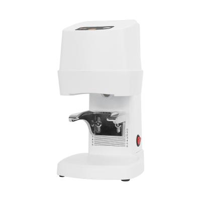 China Outdoor Commercial Automatic White Color 58mm Coffee Tamper Machine for sale