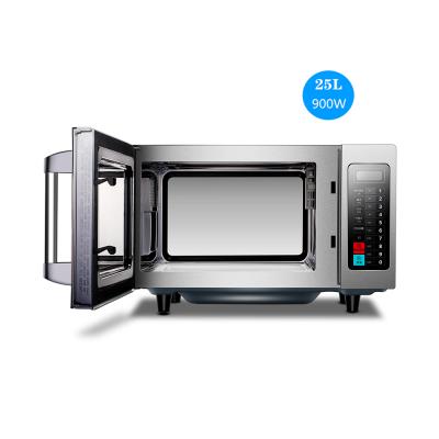 China New Design Hotel Smart Sensor Commercial 25L Freestanding Stainless Steel Touch Control Microwave Oven With Big Capacity for sale