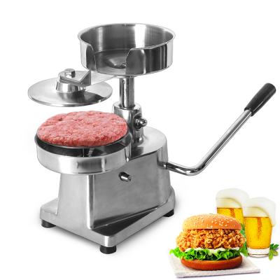 China GZKITCHEN Stocked Burger Press Machine 5 Inch Aluminum Alloy Hamburger Patty Maker With 500 Pcs Patty Paper for sale