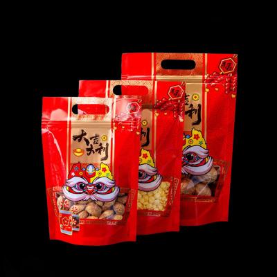 China Moisture Proof Custom Print Plastic Food Packaging Zip Lock Stand Up Pouch Bags for sale