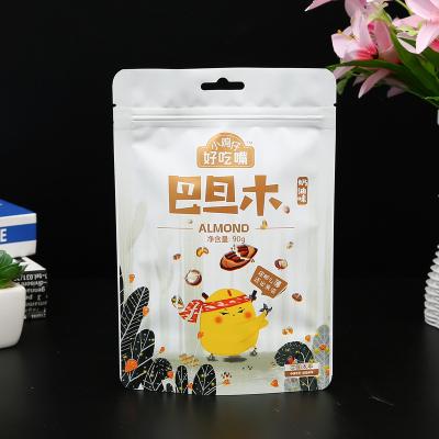 China Moisture Proof Food packaging custom wholesale Various Sizes Smell Proof Aluminum Foil resealable food stand up pouch with oval window for sale